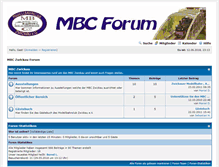 Tablet Screenshot of forum.mbc-zwickau.de